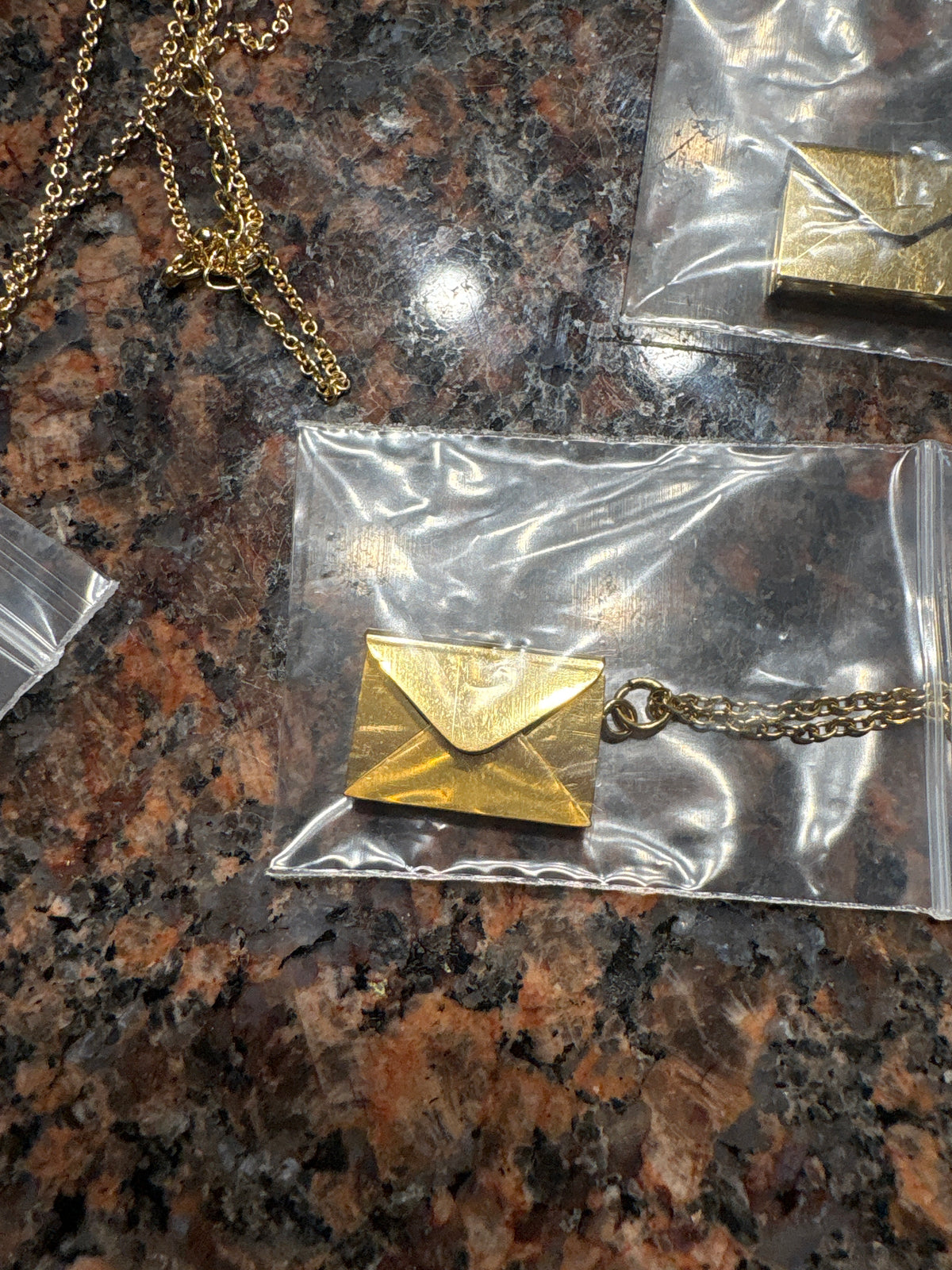 Envelope necklace
