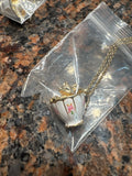 Tea cup necklace