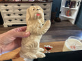 Chalkware Dog Bookends PAIR