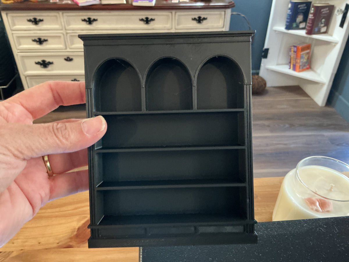 Mini bookshelf large black or white