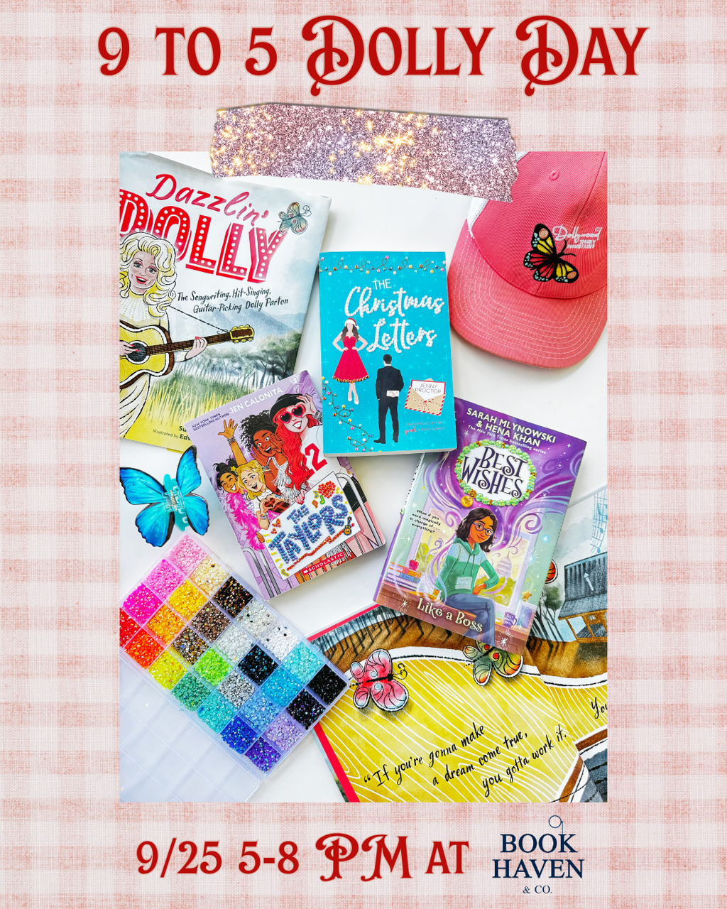 Dolly Day Book Bedazzling Craft