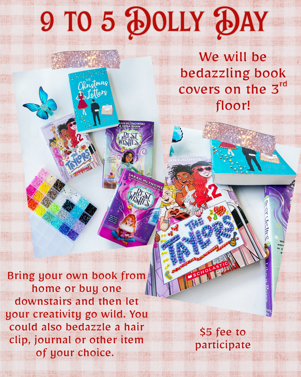 Dolly Day Book Bedazzling Craft